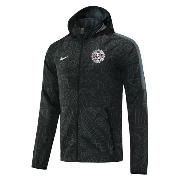 Windjacke Club América 2021-2022 Schwarz Günstige Fußballtrikots